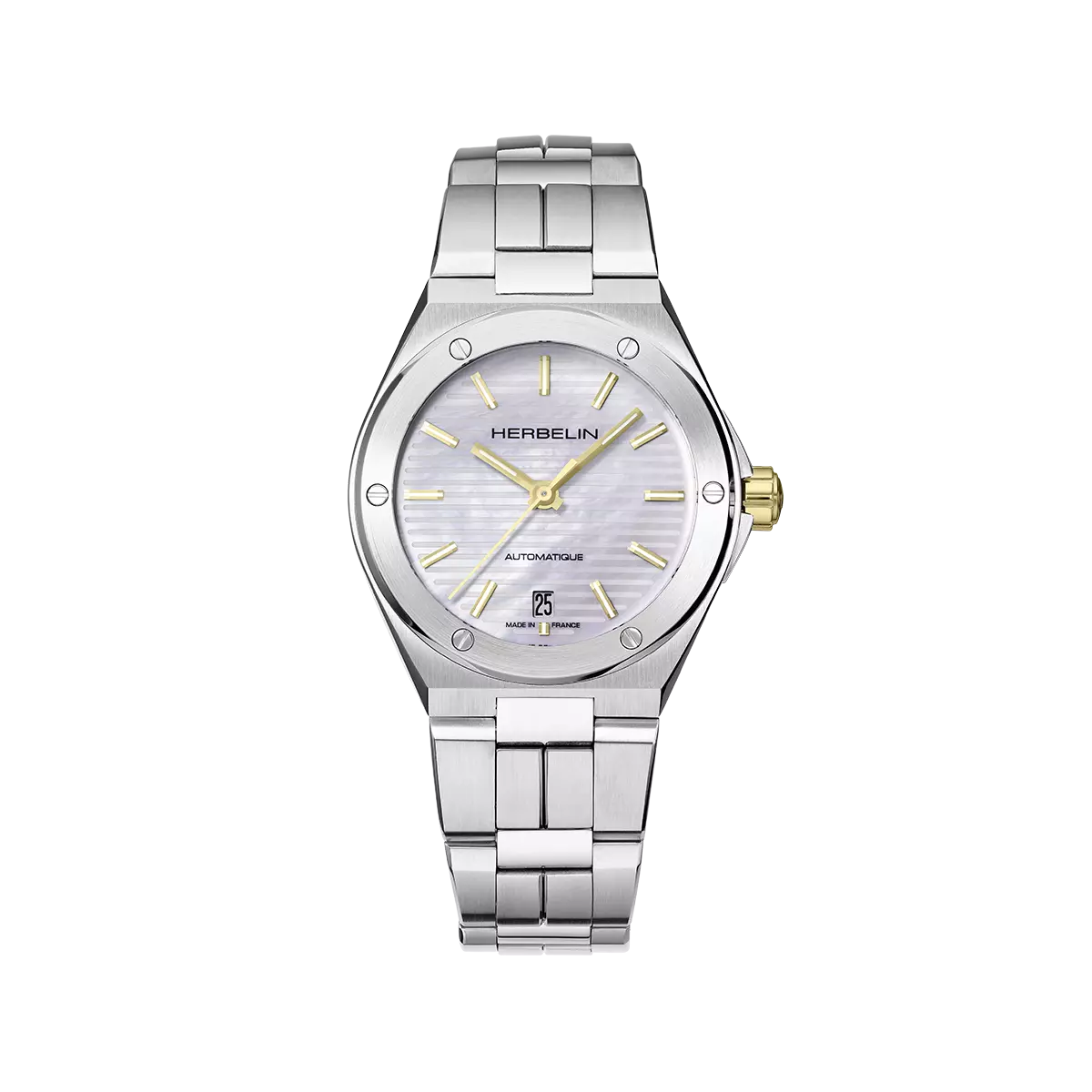 OROLOGIO HERBELIN CAP CAMARAT AUTOMATIC 1545B19T-HERBELIN-Eldorado Jewels