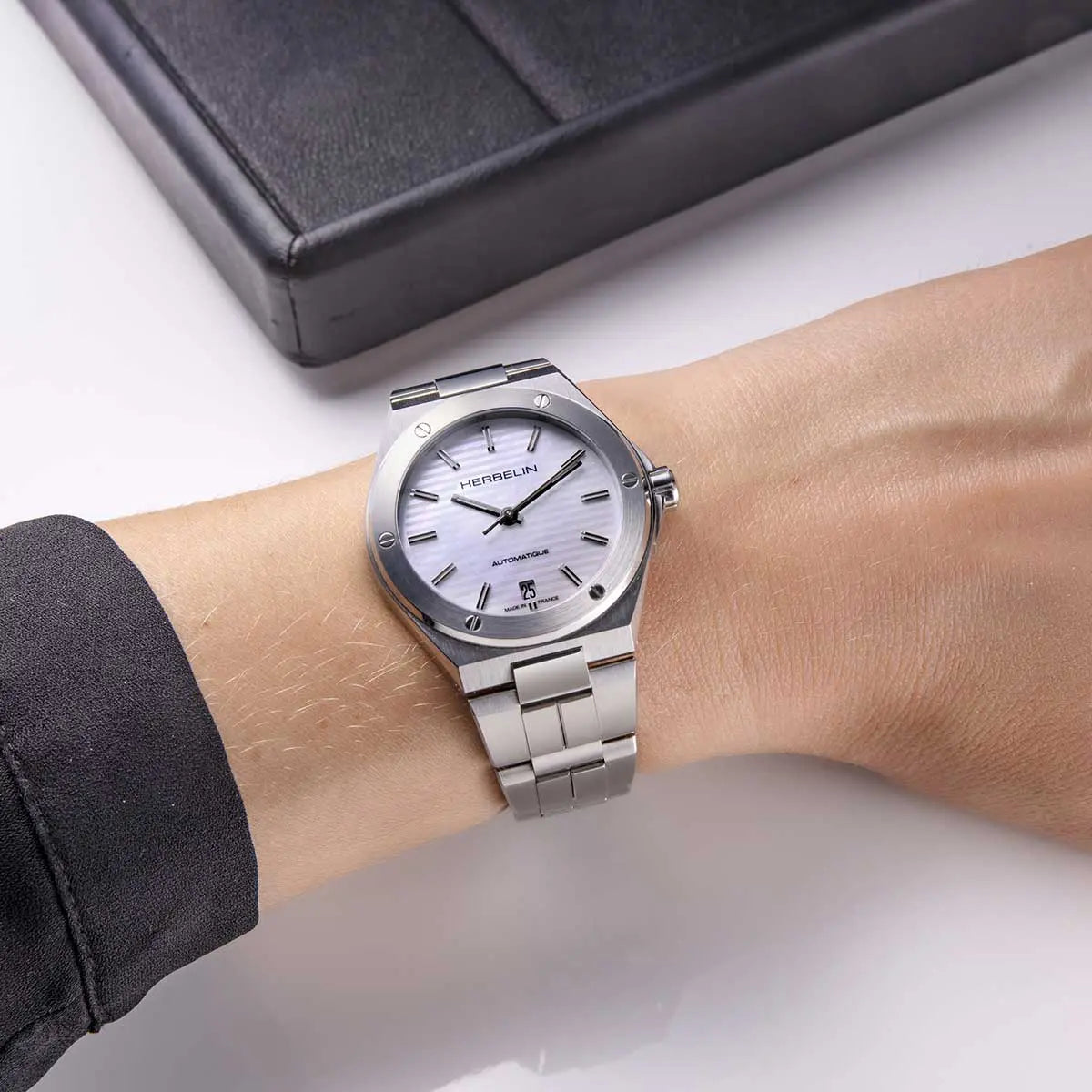 OROLOGIO HERBELIN CAP CAMARAT AUTOMATIC 1545B19-HERBELIN-Eldorado Jewels