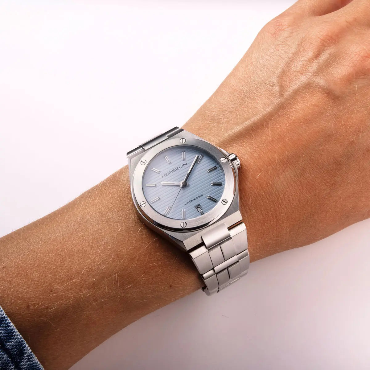 OROLOGIO HERBELIN CAP CAMARAT AUTOMATIC 1545B25-HERBELIN-Eldorado Jewels