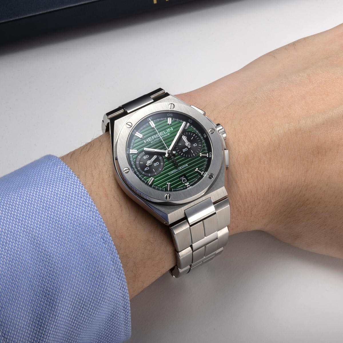 OROLOGIO HERBELIN CAP CAMARAT AUTOMATIC 245B46-HERBELIN-Eldorado Jewels