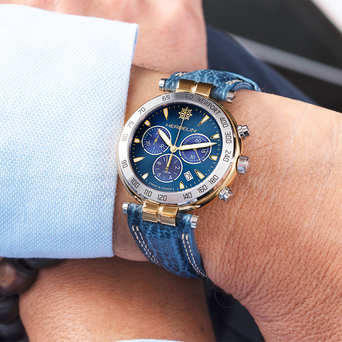 OROLOGIO HERBELIN NEWPORT ORIGINALS 37654T35-HERBELIN-Eldorado Jewels