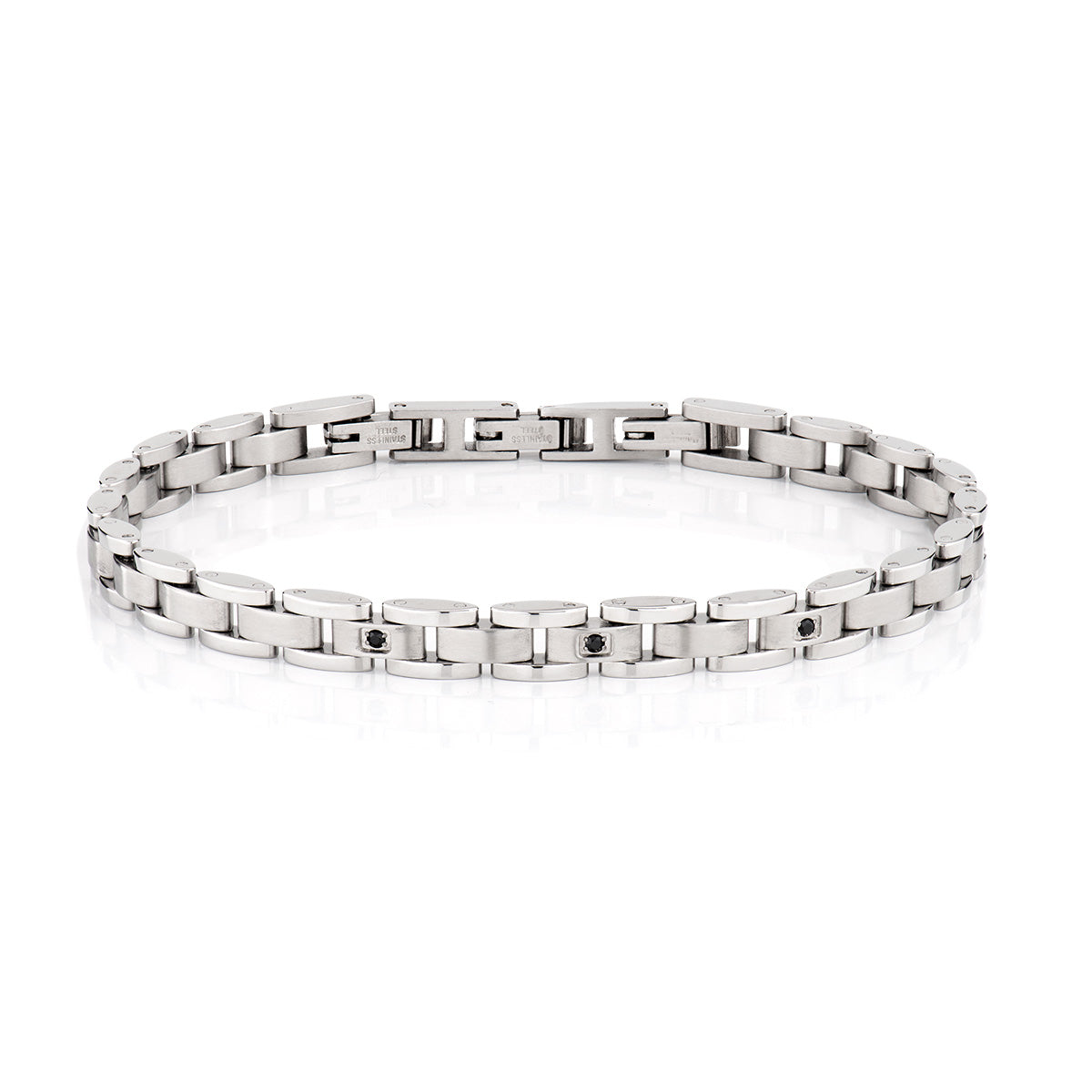 Bracciale Amen uomo acciaio diamonds ACBR474-1