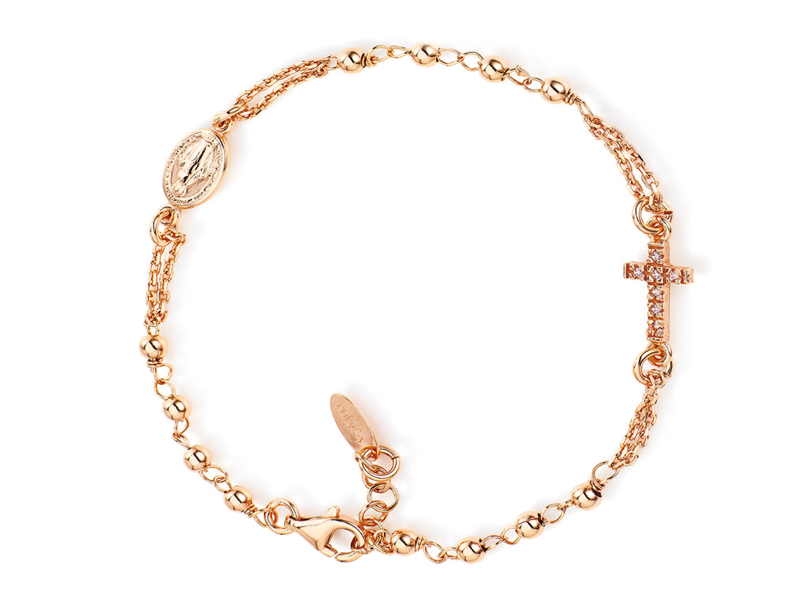Bracciale rosario Amen donna rosari in argento BRORZ3