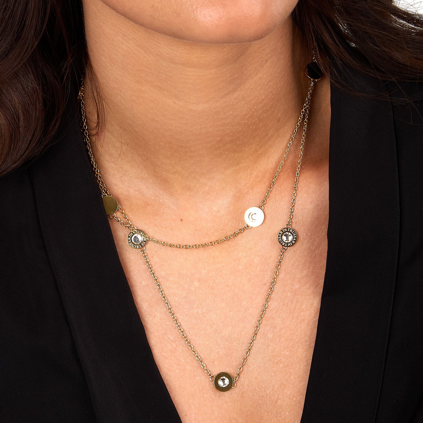 COLLANA DONNA TRUSSARDI T-LOGO TJAXC106