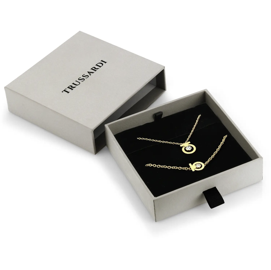 COLLANA E BRACCIALE DONNA TRUSSARDI T-LOGO TJAXC66