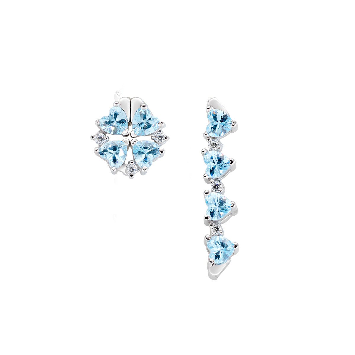 Orecchini Amen Donna quadricuore EMHBAC