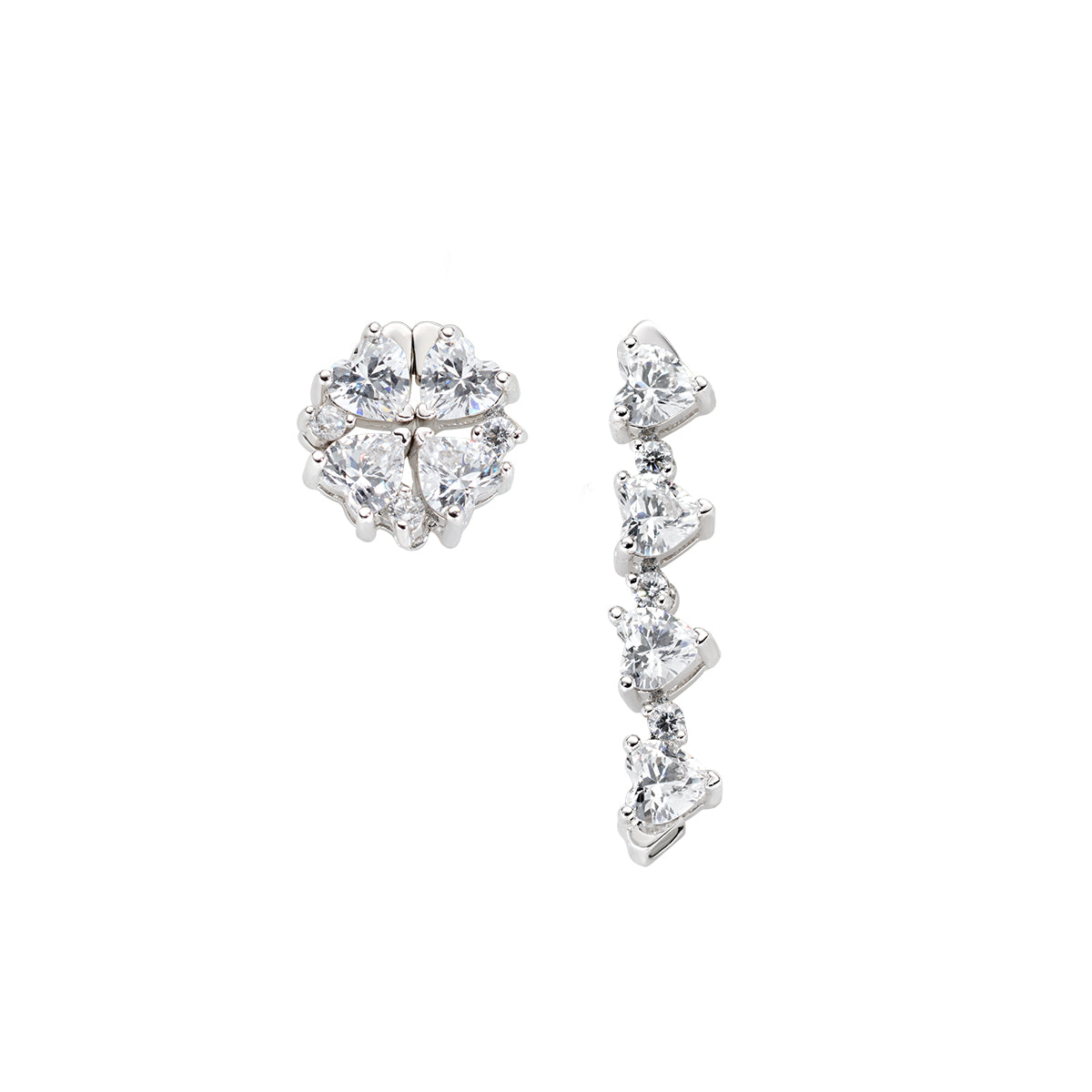 Orecchini Amen Donna quadricuore EMHBB