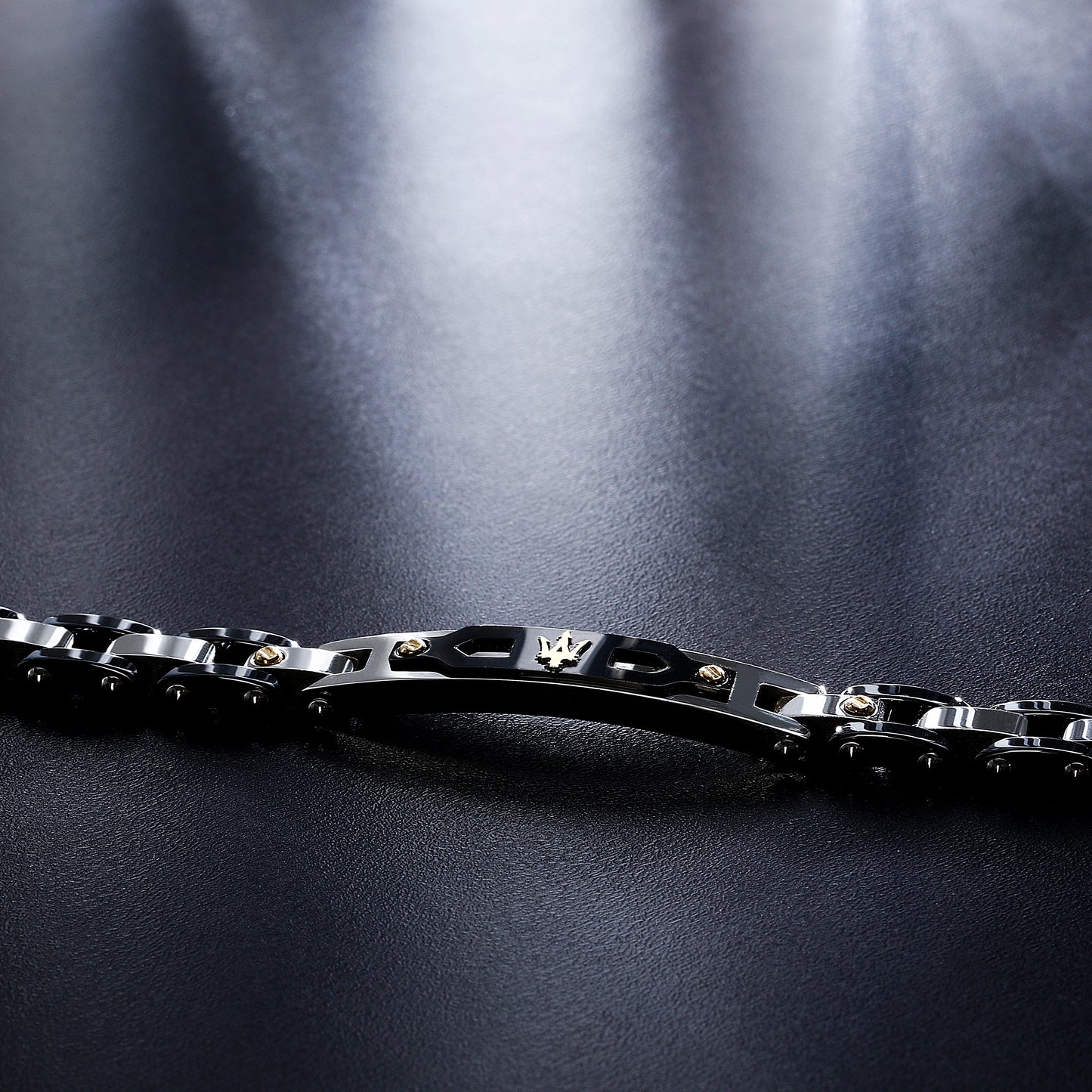 BRACCIALE UOMO MASERATI CERAMIC GOLD JM424AXU01-MASERATI-Eldorado Jewels