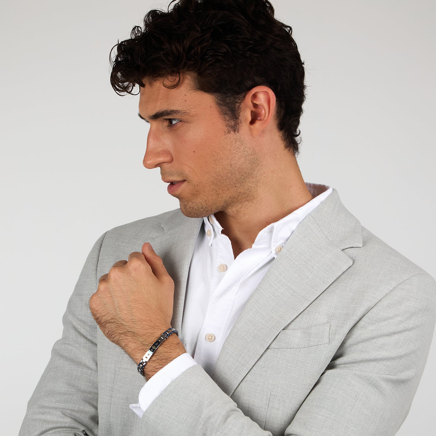 BRACCIALE UOMO MASERATI CERAMIC GOLD JM424AXU03-MASERATI-Eldorado Jewels