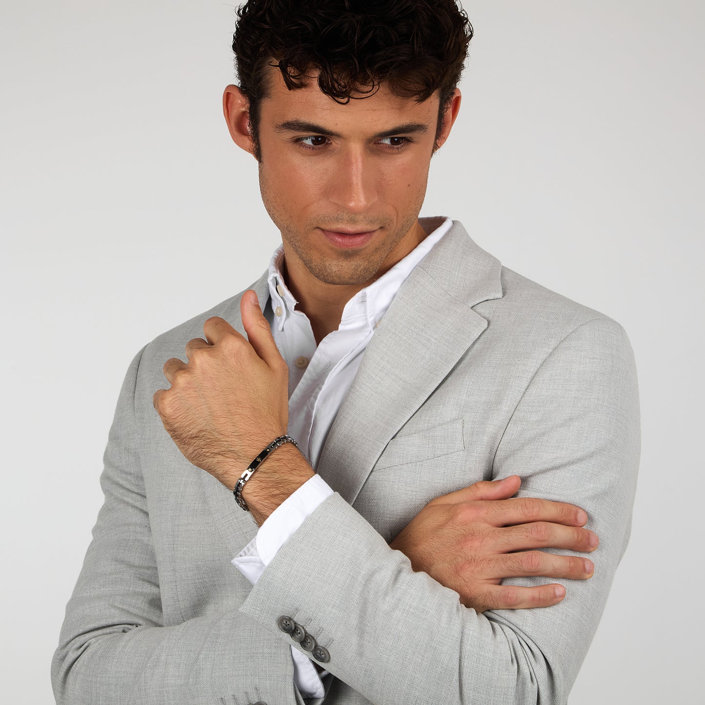 BRACCIALE UOMO MASERATI CERAMIC GOLD JM424AXU06-MASERATI-Eldorado Jewels