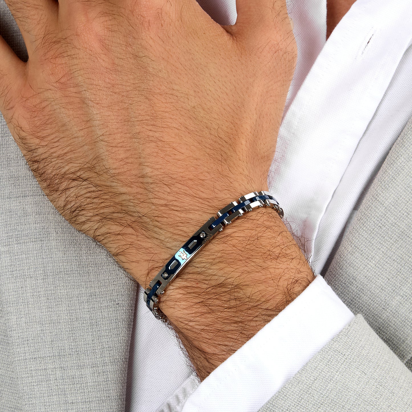 BRACCIALE UOMO MASERATI CERAMIC GOLD JM424AXU10-MASERATI-Eldorado Jewels