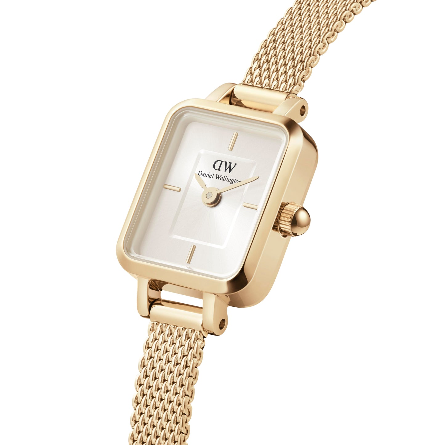 Orologio donna Daniel Wellington Quadro Mini Evergold Champagne