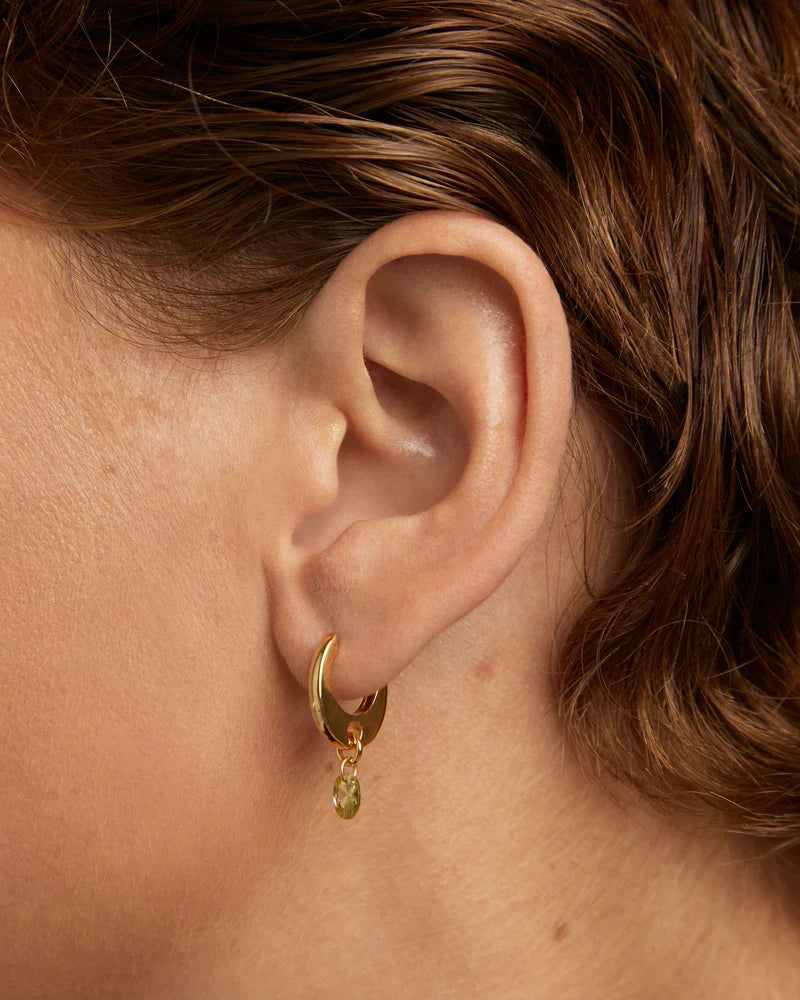 PDPAOLA Orecchini a cerchio Lily Verde