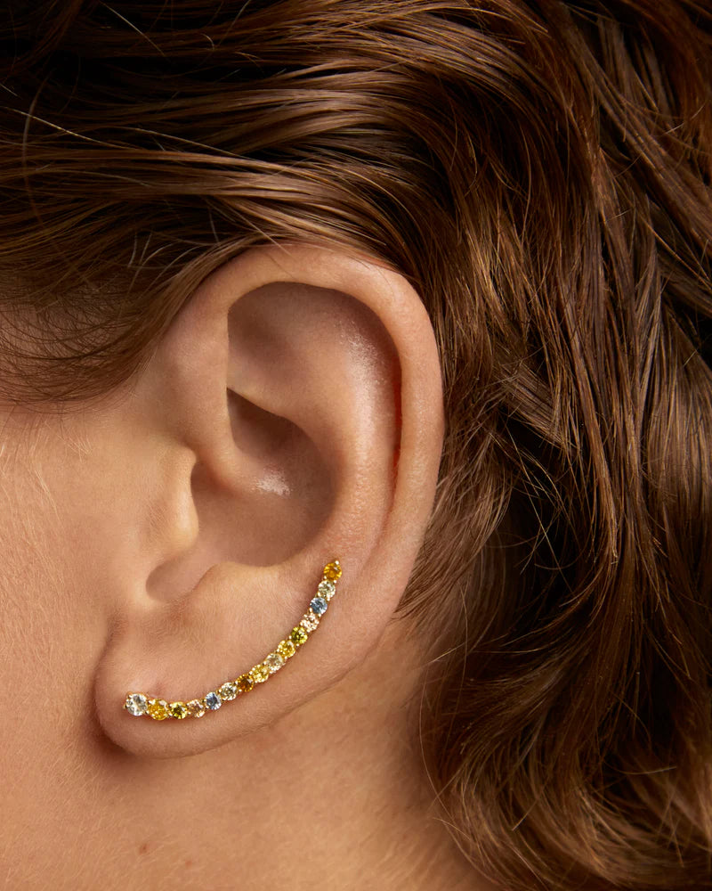 PDPAOLA Orecchini rampicanti Rainbow AR01-B99-U