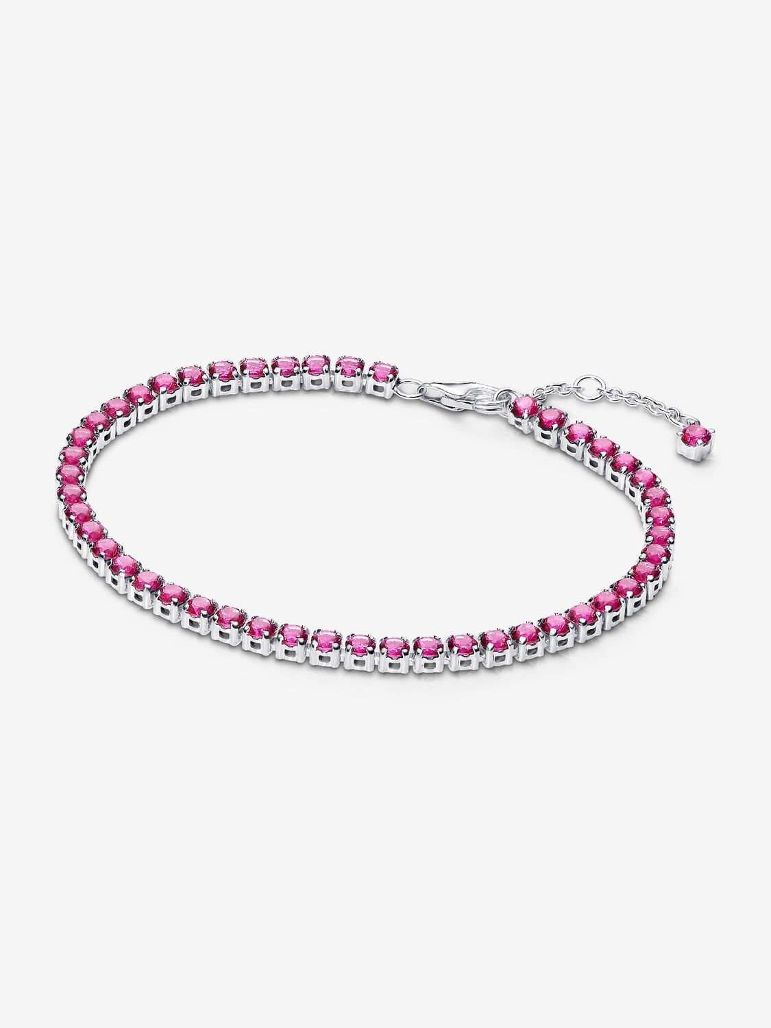 Pandora Bracciale Tennis Cristalli Rosa Scuro 591469C04