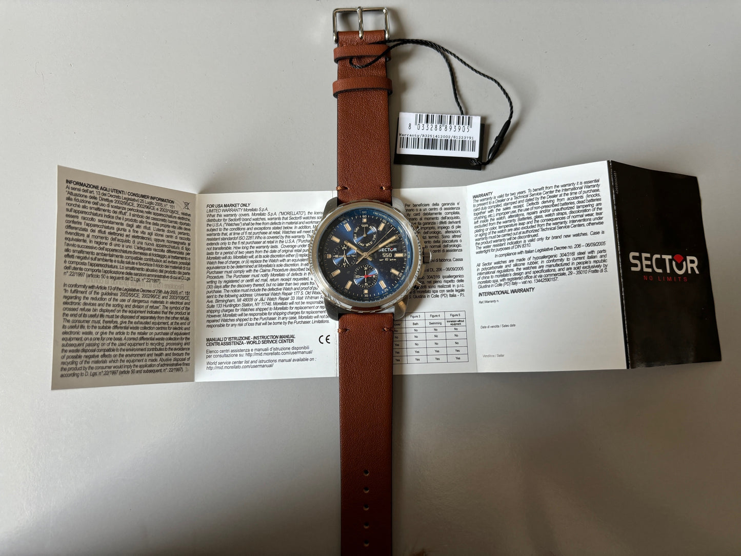 OROLOGIO UOMO SECTOR 550 R3251412002-SECTOR-Eldorado Jewels