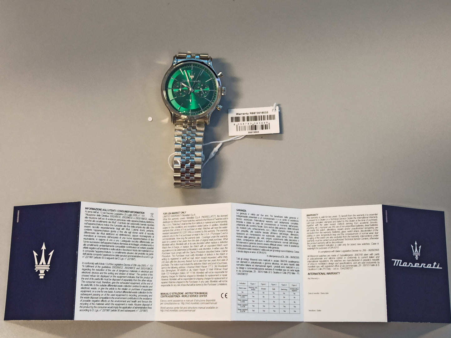 OROLOGIO UOMO MASERATI EPOCA R8873618033-MASERATI-Eldorado Jewels