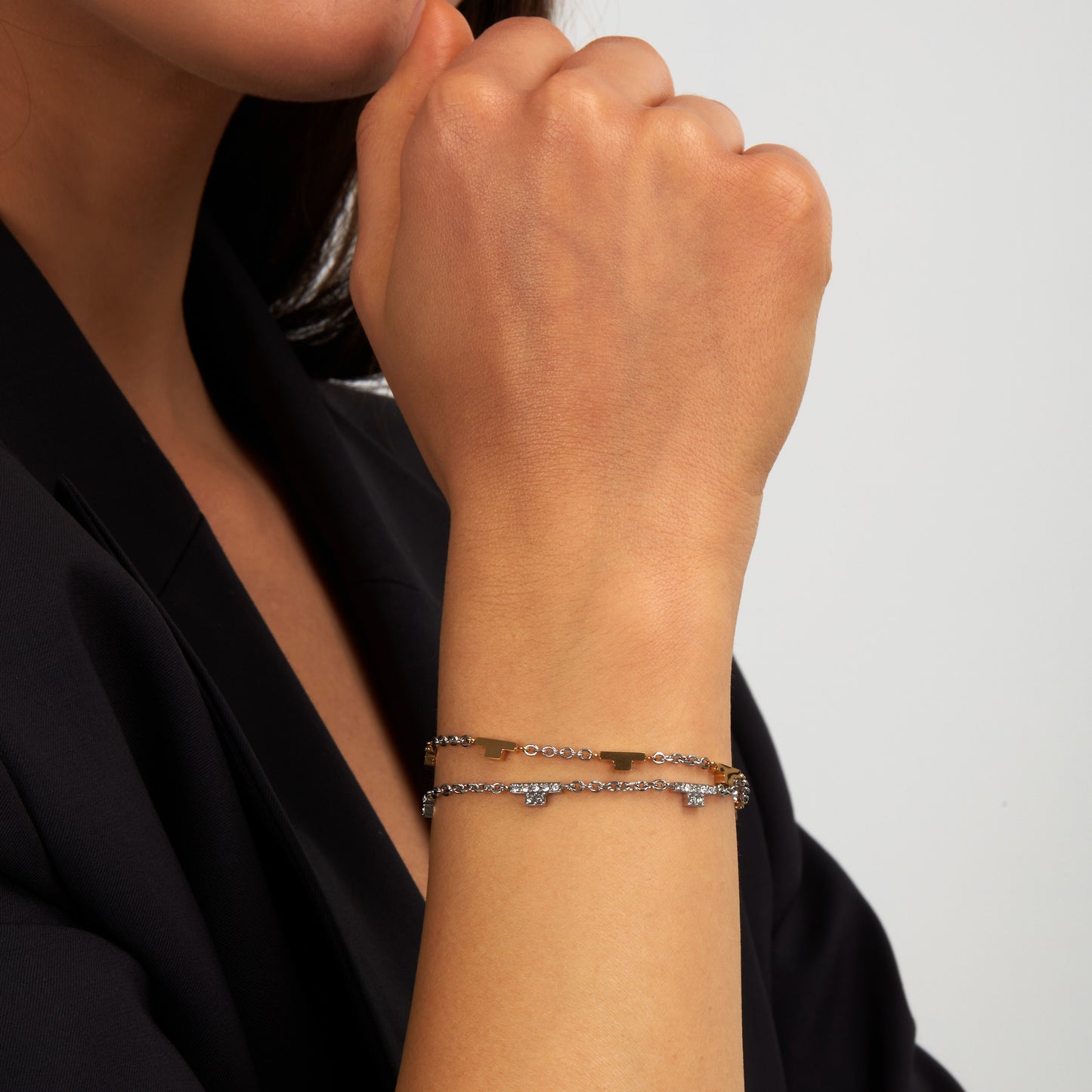 BRACCIALE DONNA TRUSSARDI T-LOGO TJAXC64-TRUSSARDI-Eldorado Jewels