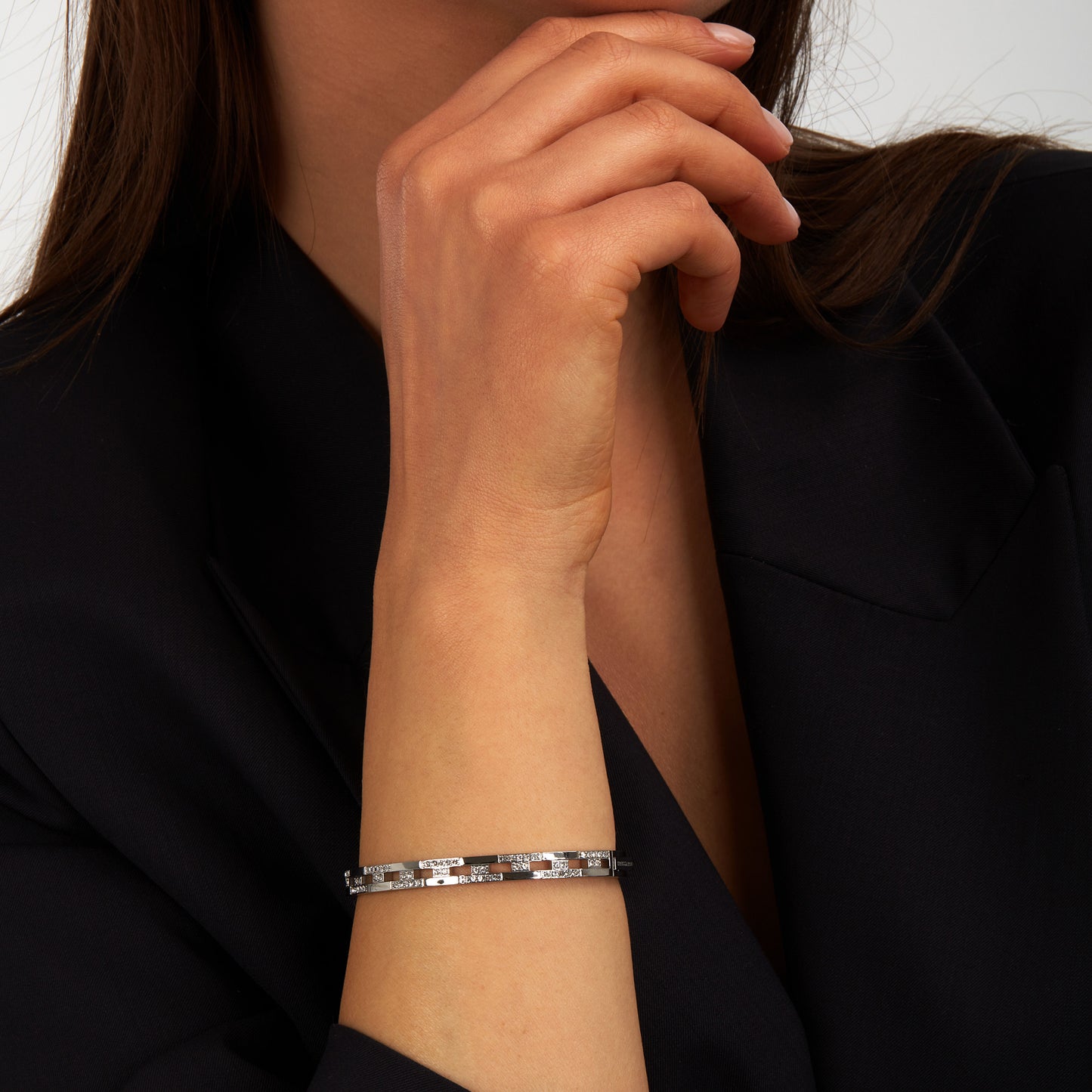 BRACCIALE DONNA TRUSSARDI T-LOGO TJAXC68-TRUSSARDI-Eldorado Jewels