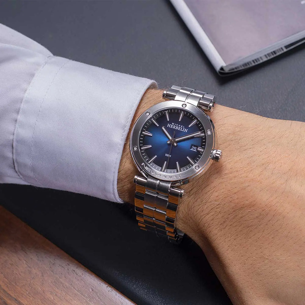 OROLOGIO HERBELIN NEWPORT 12288B15-HERBELIN-Eldorado Jewels