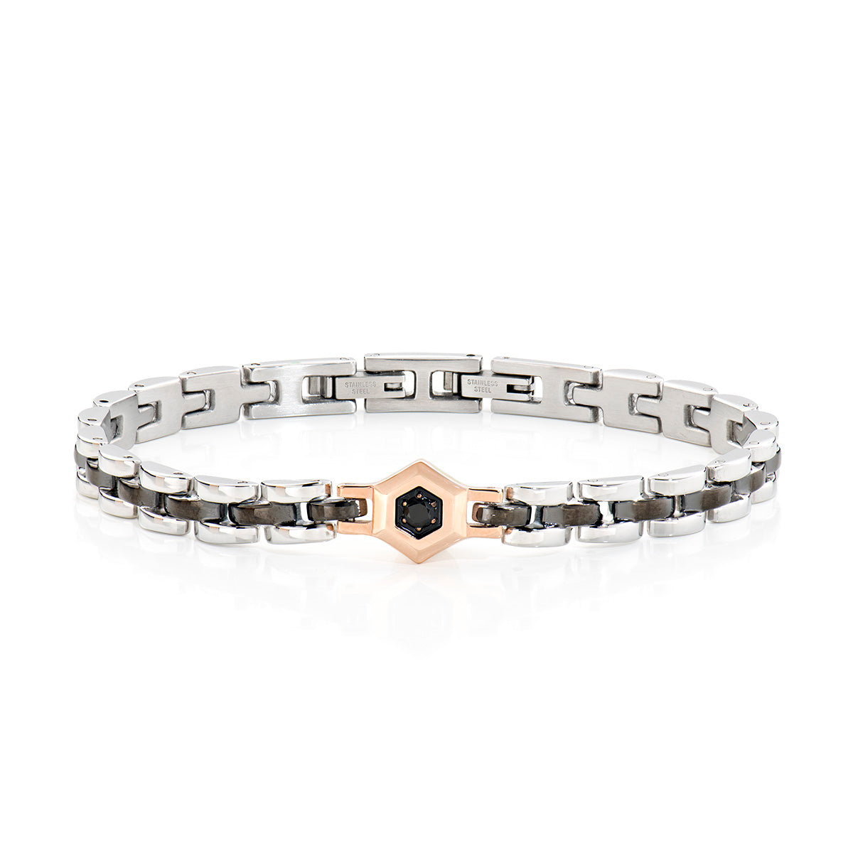Bracciale Amen Uomo acciaio ACBRB7398BNRNZ
