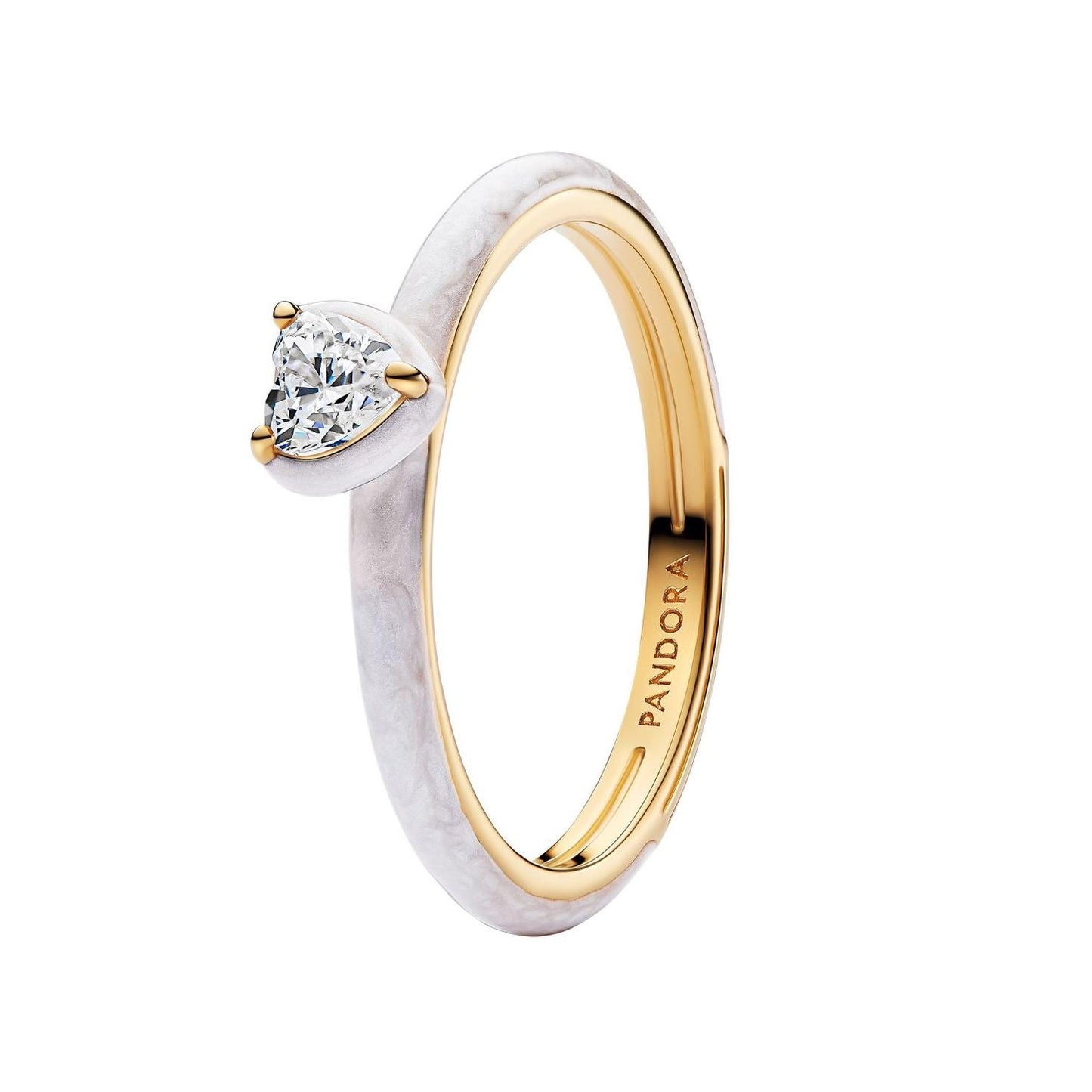 Anello Cuore Solitario Pandora Rose Misura 54 163088C01-54