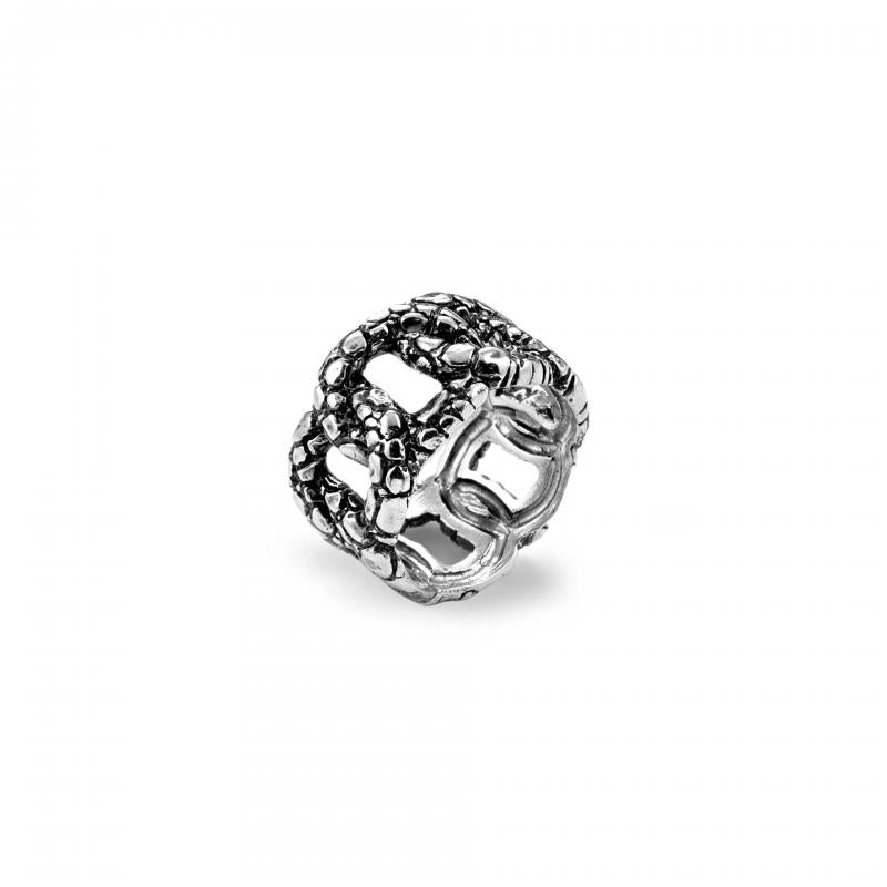 Anello Tubogas Serpente Giovanni Raspini Argento 925 Misura 16