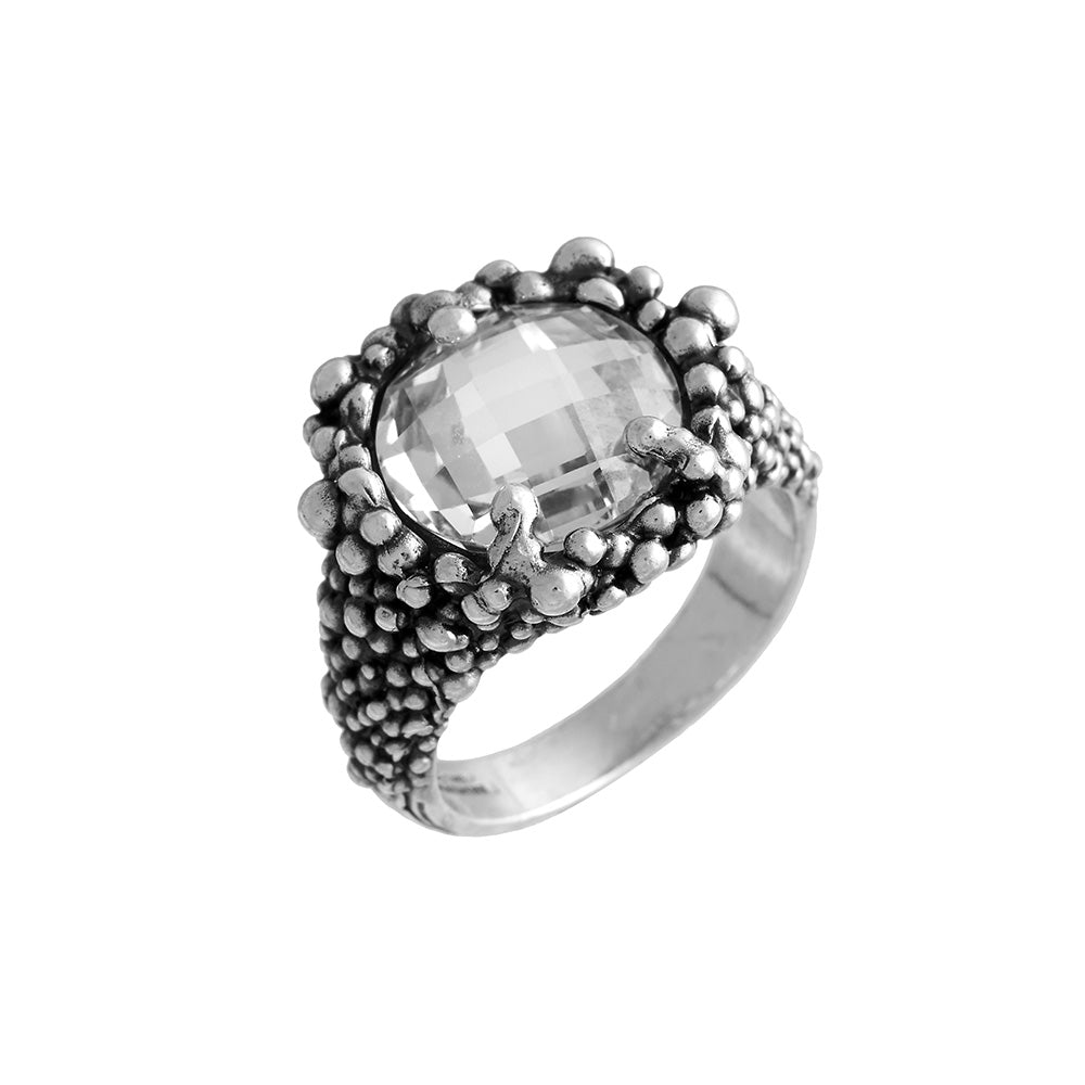Anello a Fascia Battuto Giovanni Raspini Argento 925 Misura 16