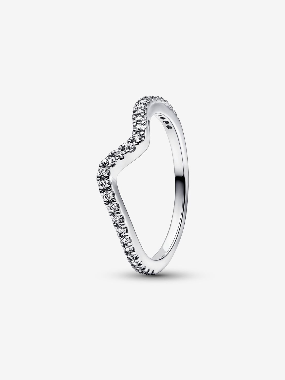 Anello Pandora Onda Pietre Luminose 192539C01