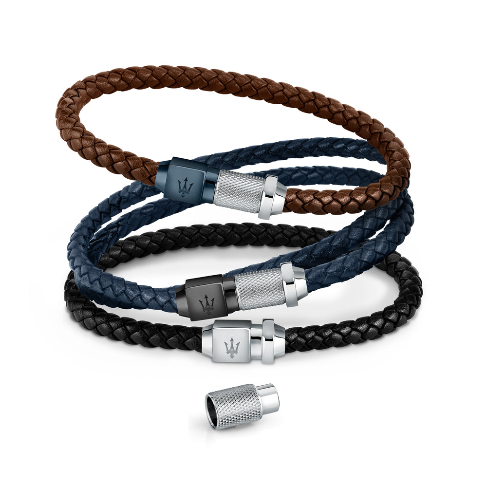 
                  
                    BRACCIALE UOMO MASERATI RECYCLED LEATHER JM223AVE19
                  
                
