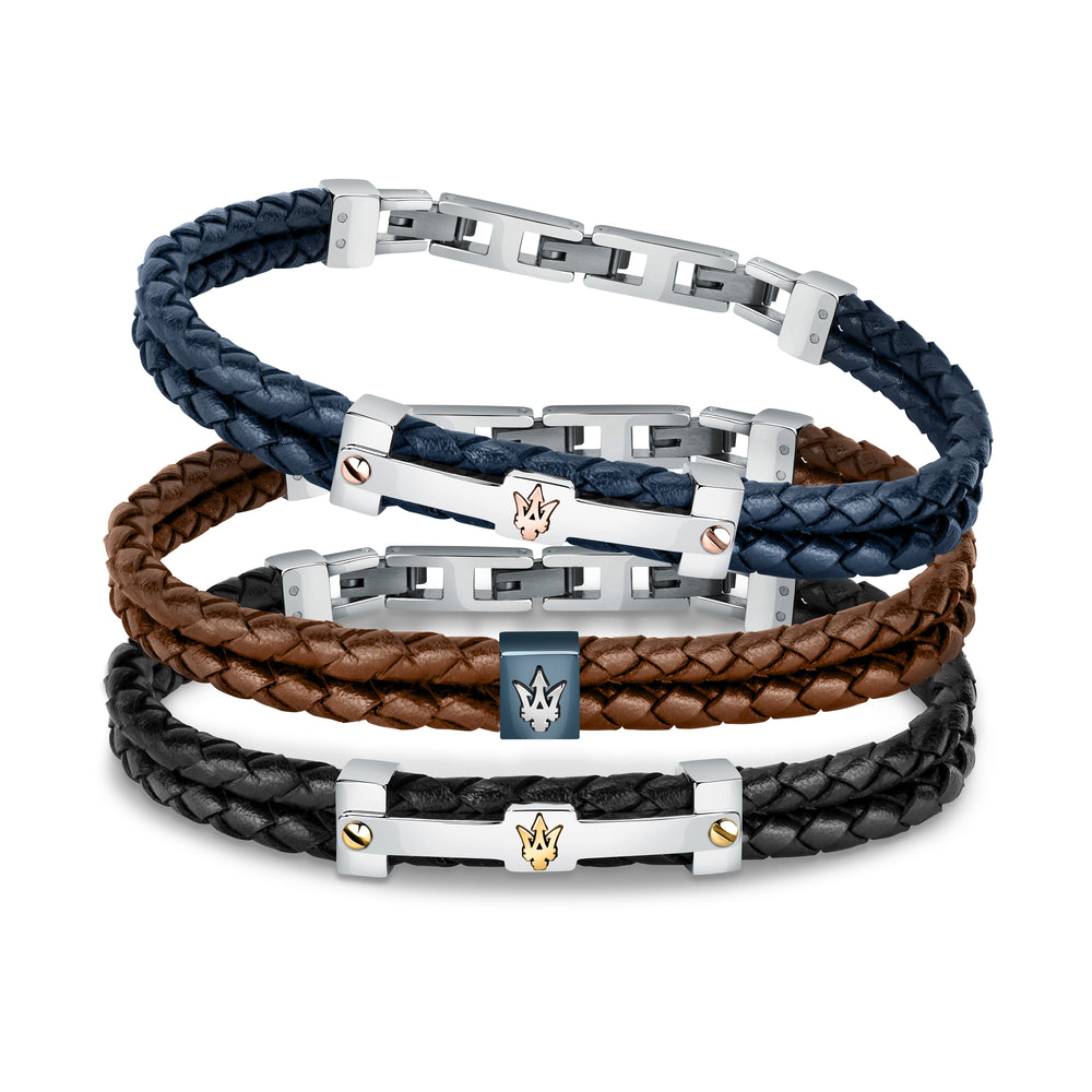 
                  
                    BRACCIALE UOMO MASERATI RECYCLED LEATHER JM422AVE14
                  
                