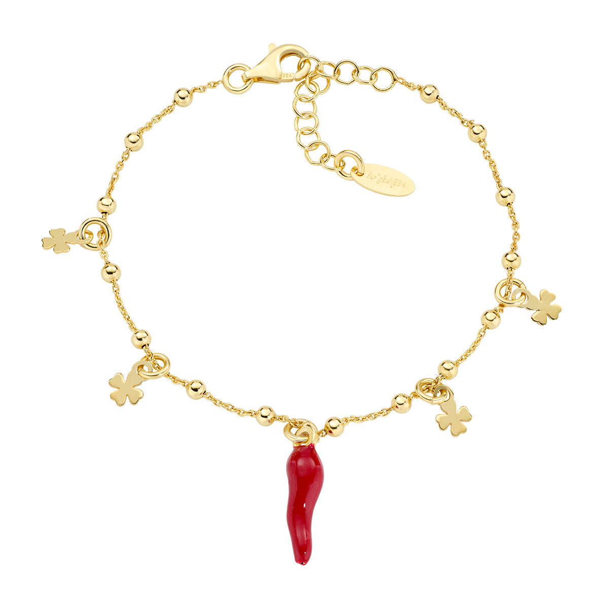 Bracciale Amen Donna cornetti BRCSQGR