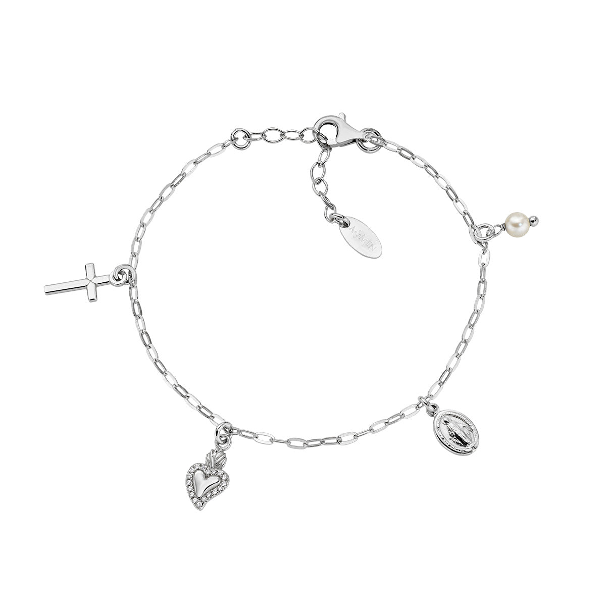 Bracciale Amen Donna sacro BRMSCMBBZ1