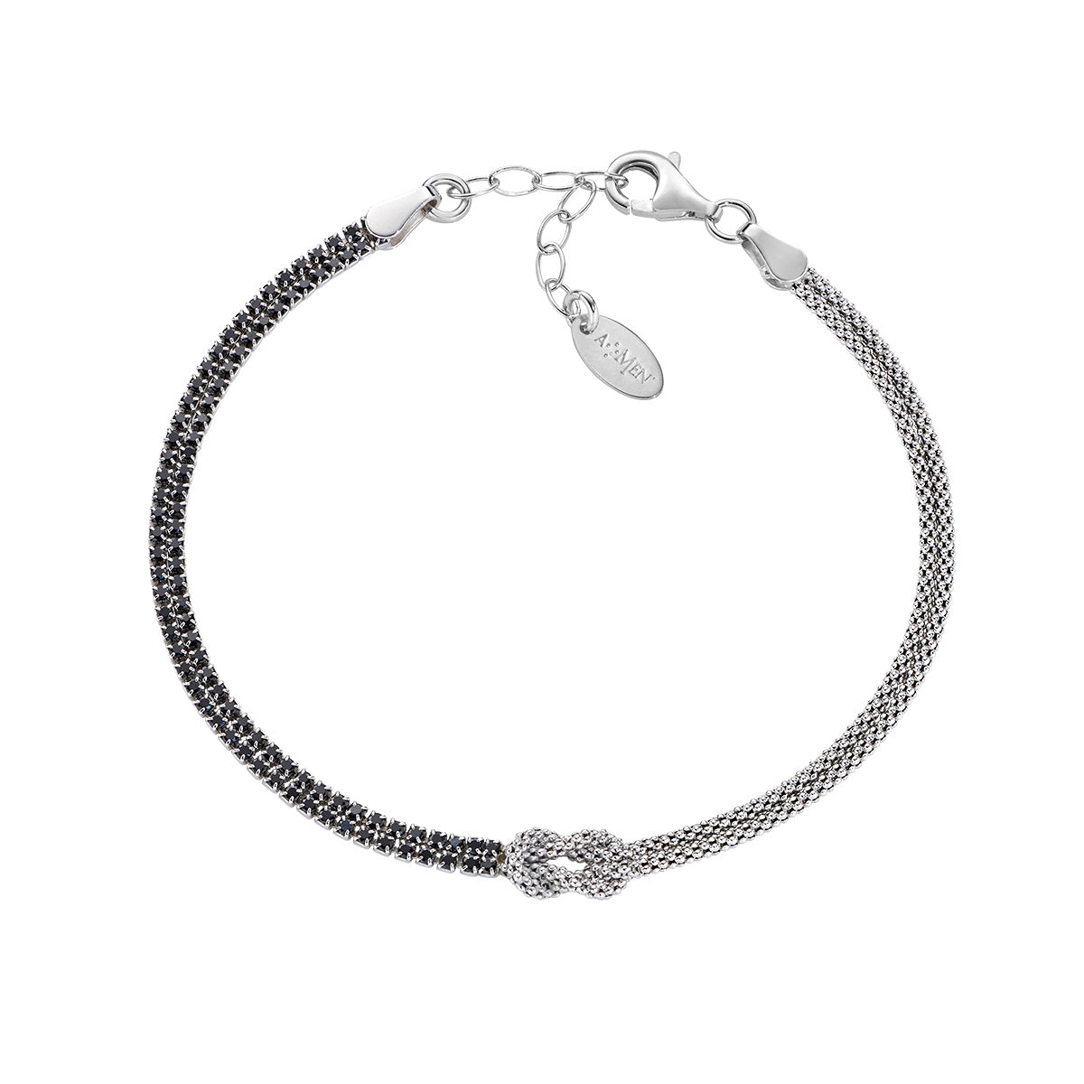 Bracciale Amen Donna nodo d'amore BRNOAMBNZ16