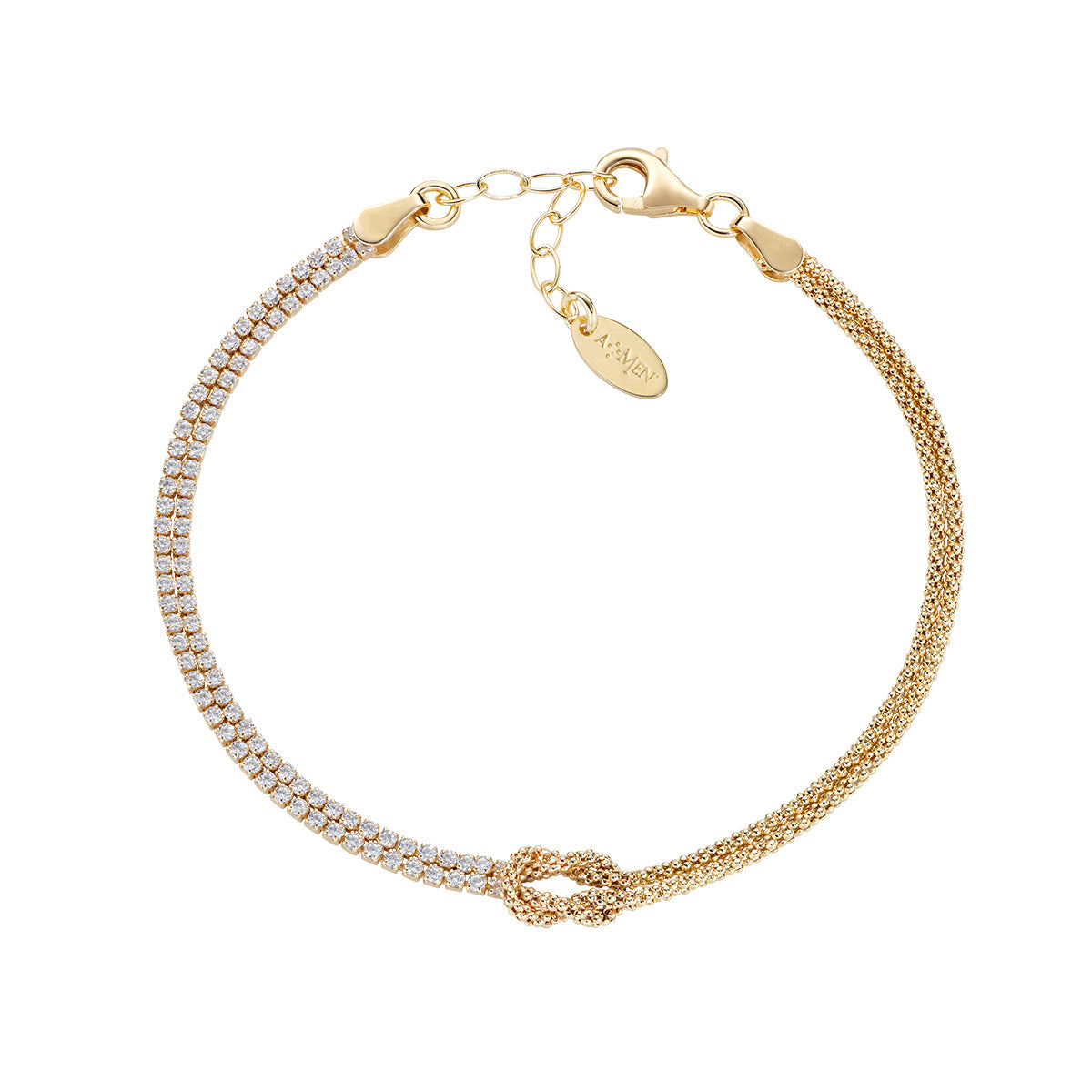 Bracciale Amen Donna nodo d'amore BRNOAMGBZ16