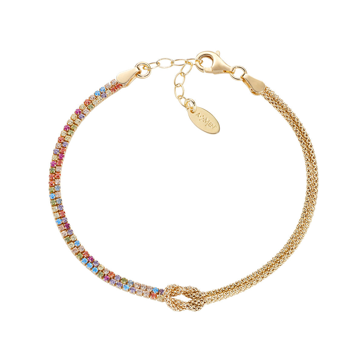 Bracciale Amen Donna nodo d'amore BRNOAMGMZ16