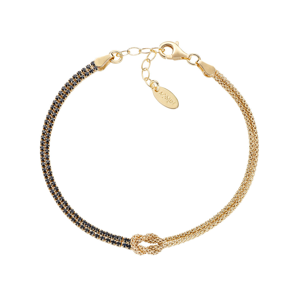 Bracciale Amen Donna nodo d'amore BRNOAMGNZ16