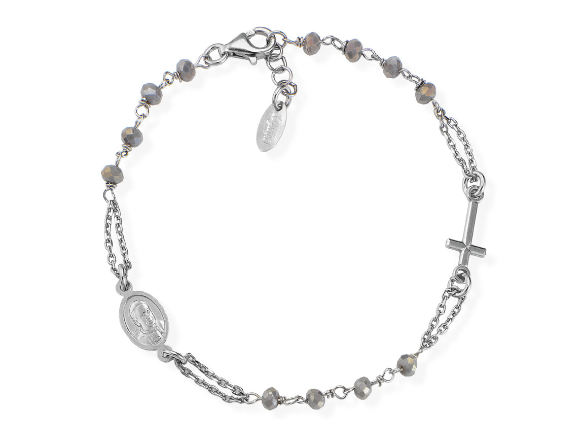 Bracciale rosario Amen unisex rosari con cristalli BROBF3
