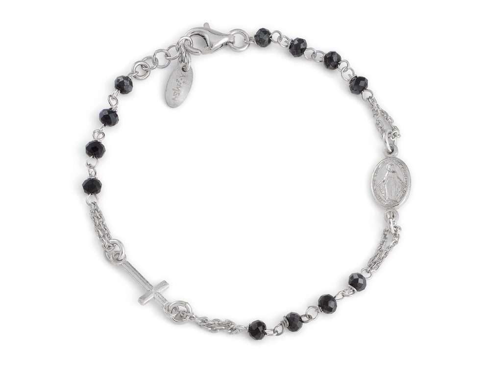 Bracciale rosario Amen unisex rosari con cristalli BROBG3