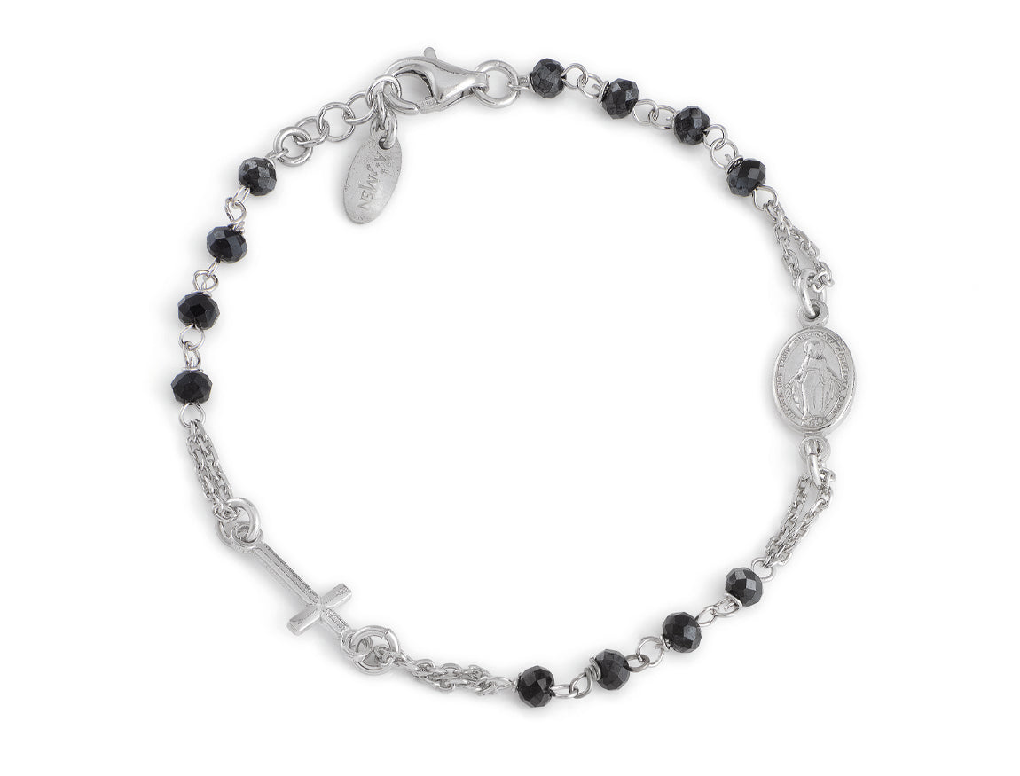 Bracciale rosario Amen unisex rosari con cristalli BROBG3