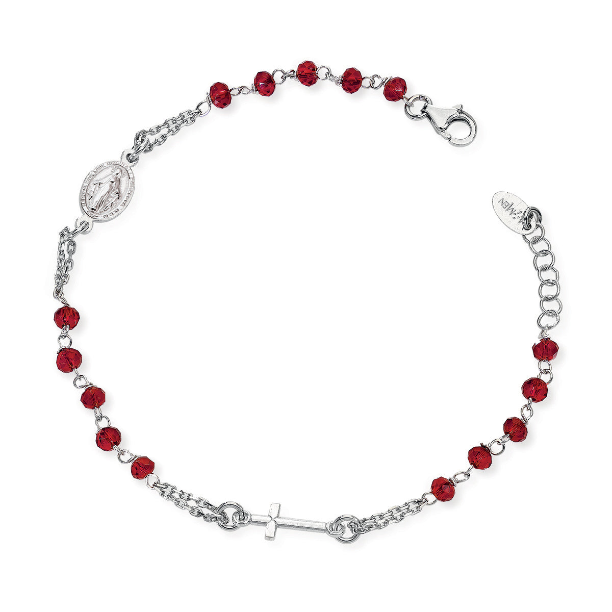 Bracciale rosario Amen unisex rosari con cristalli BROBR3