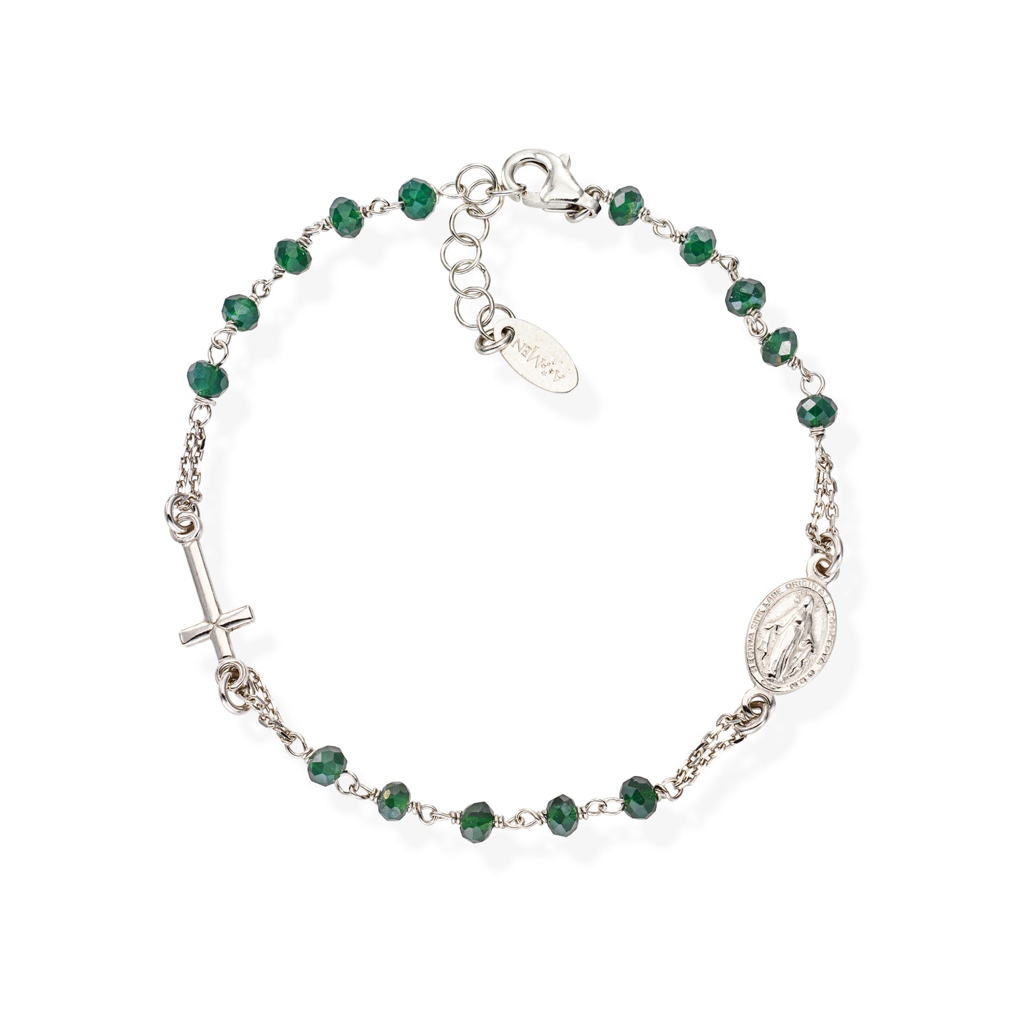 Bracciale rosario Amen unisex rosari con cristalli BROBVB3