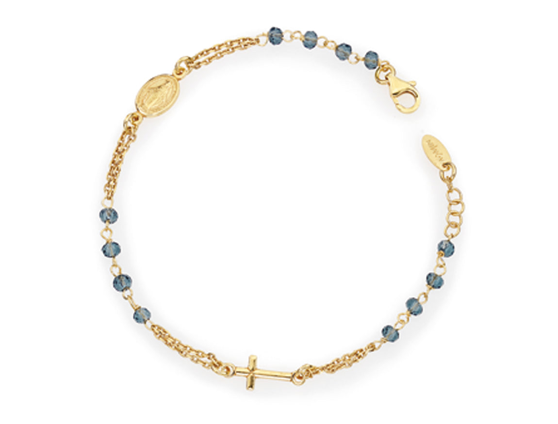 Bracciale rosario Amen unisex rosari con cristalli BROGBL3