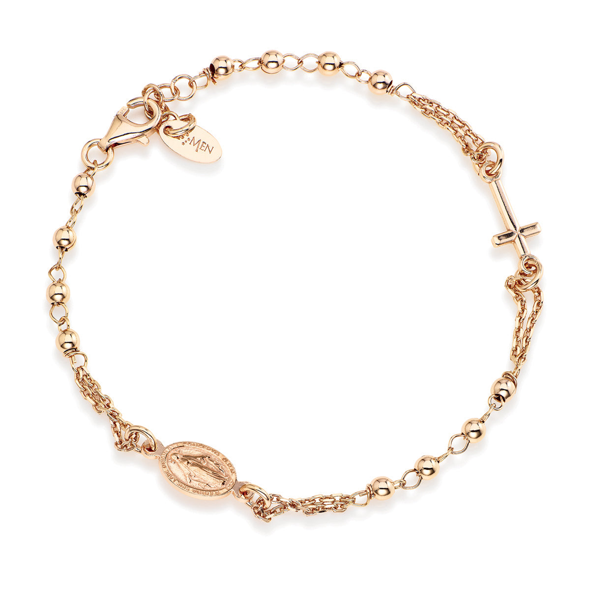 Bracciale rosario Amen unisex rosari in argento BROR3