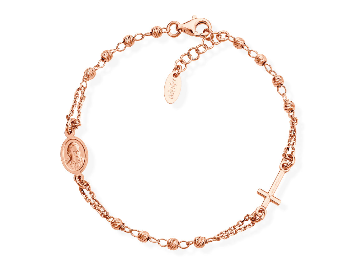 Bracciale rosario Amen unisex rosari in argento BRORD3