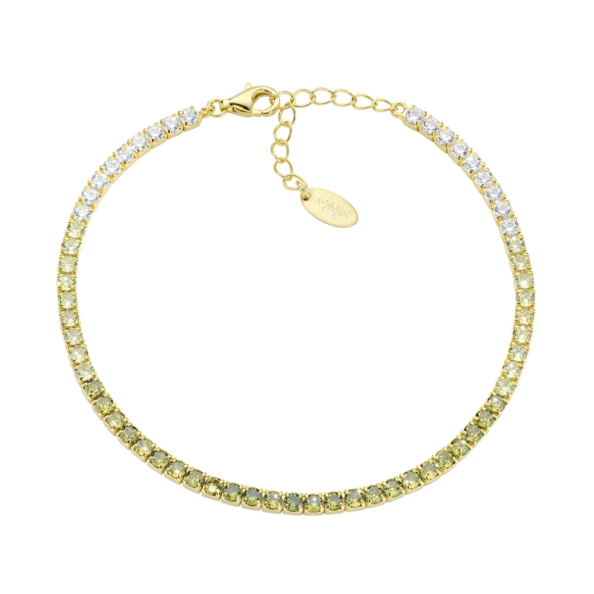 Bracciale Amen Unisex tennis BT25DEGOL17