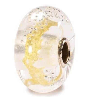 Bead Vetro Sfaccettato "Polvere d'Oro" Trollbeads TGLBE-20058