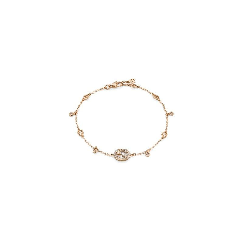 Bracciale Catena Gourmette Gucci Argento 925 Misura Corta YBA729403001