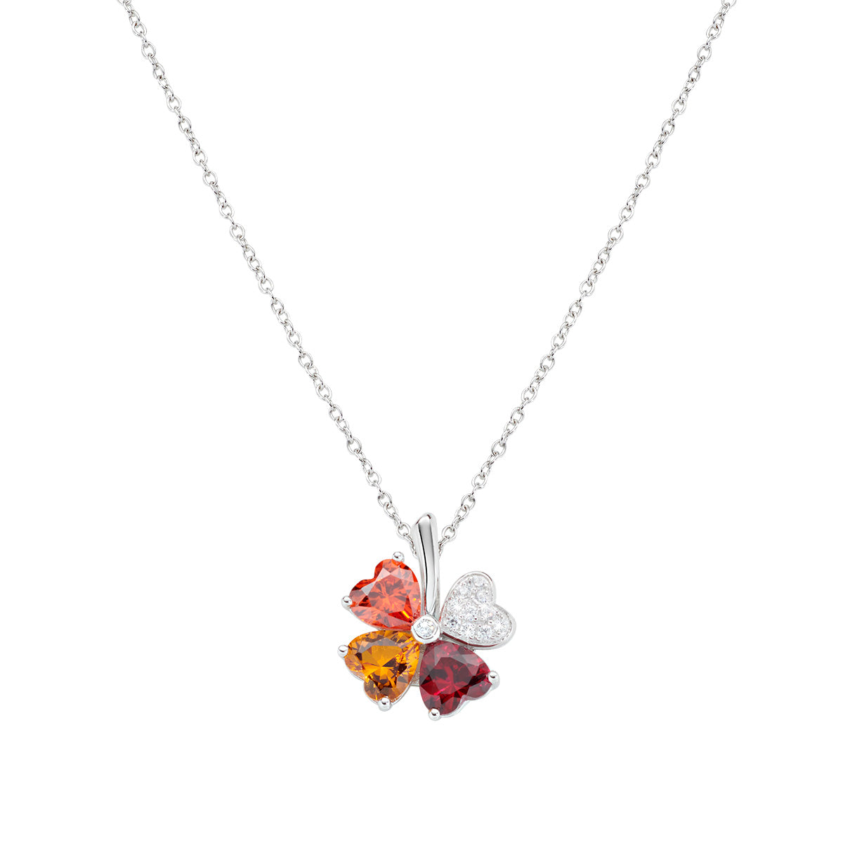 Collana Amen Donna quadricuore CLPQUBMAR