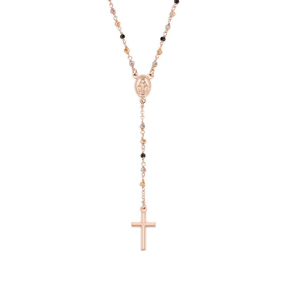 Collana Amen donna rosari con cristalli CRO10RMMM4